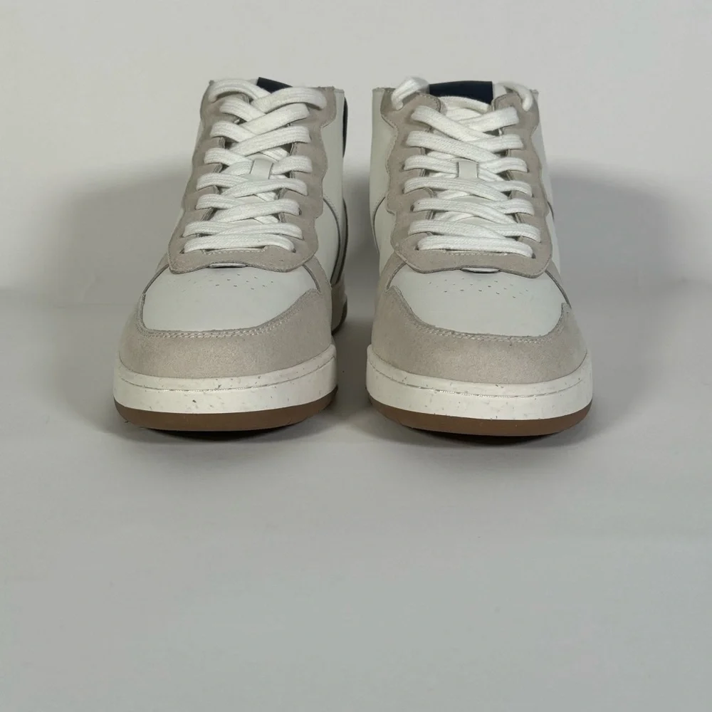 Madewell Court High-Top Sneakers in All White. - Picture 8 of 8